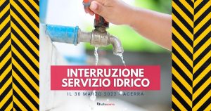 interruzione servizio idrico acerra