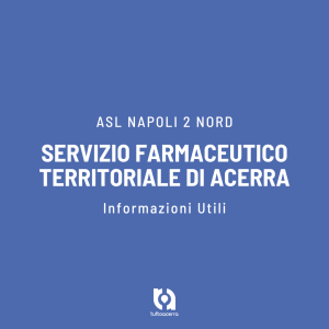 servizio farmaceutico territoriale acerra