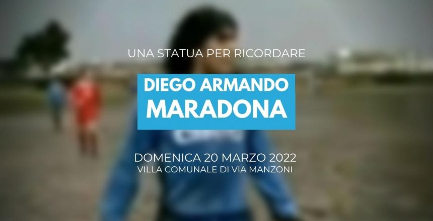 Diego Armando Maradona Acerra Statua
