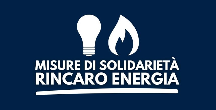 Misure di Solidarieta Rincaro Energia